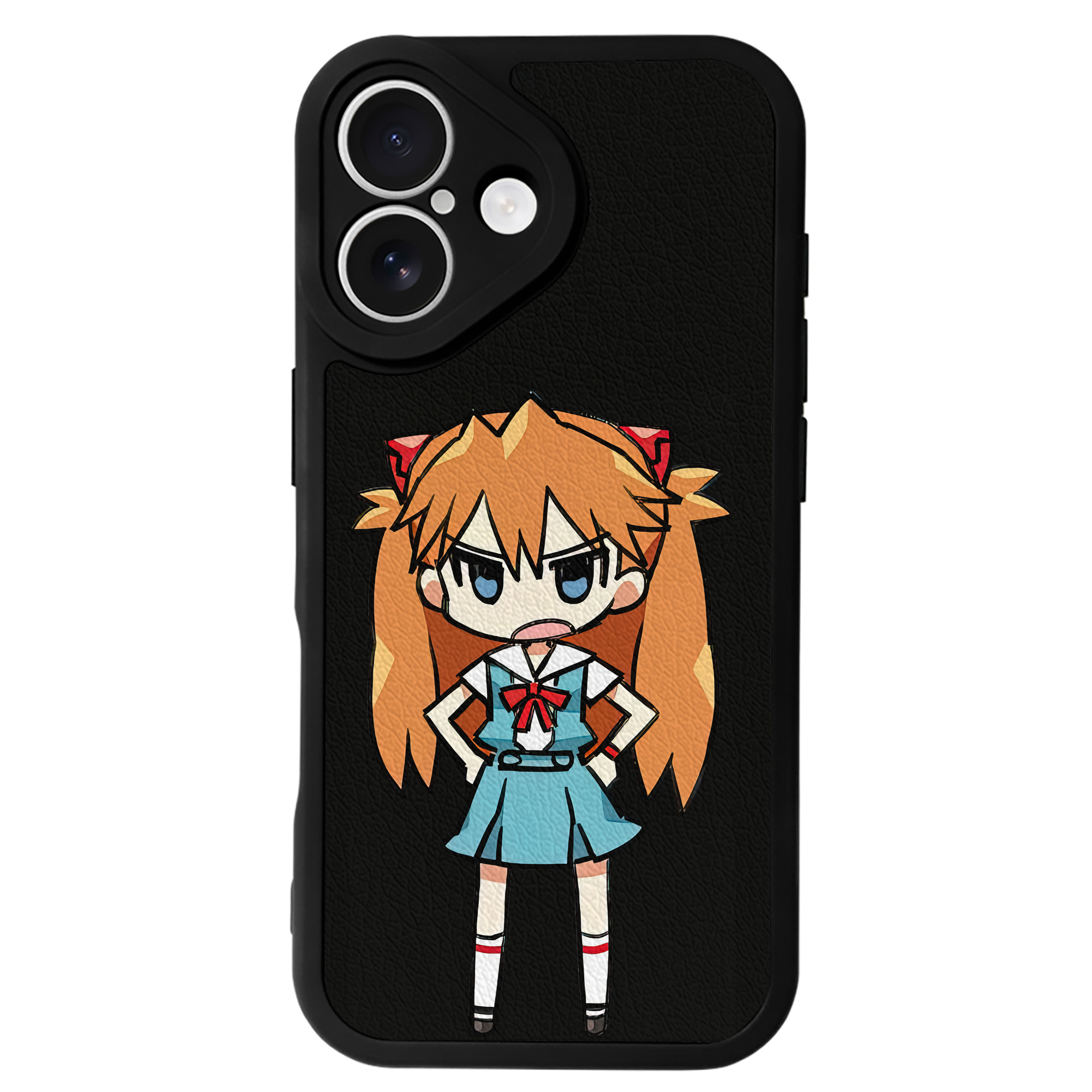 （画像用） EVA 新世紀エヴァンゲリオン 【iPhone 16シリーズ対応】シリコンスマホケース（レザー調） 材質：シリコン